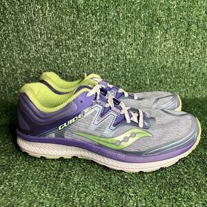 Saucony Guide ISO Everun Shoe Women's 10 Purple Green S10415-1 Road Running
